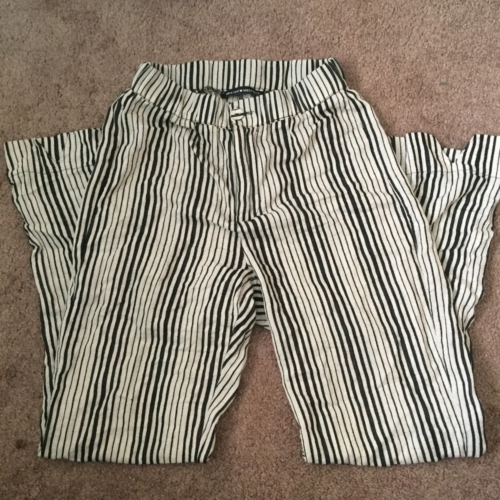 Brandy Melville Striped Tilden Pants